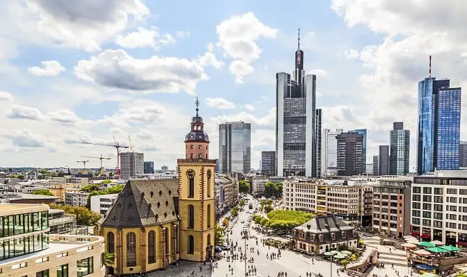 Cidade Frankfurt Alemanha