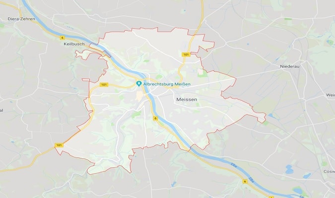 Mapa de Meissen
