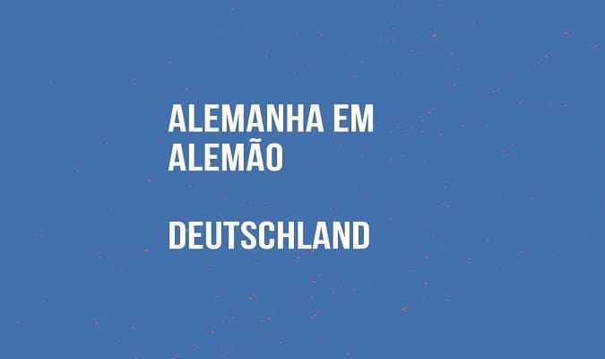 Alemanha em Alemão