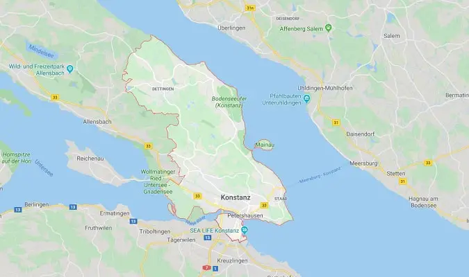 Mapa de Konstanz