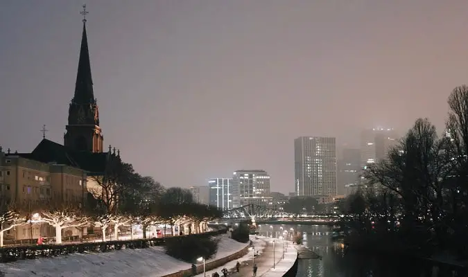Frankfurt em Janeiro