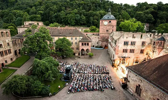 Festival no Castelo em Heidelberg