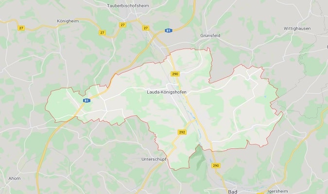Mapa Lauda-Königshofen Atrações