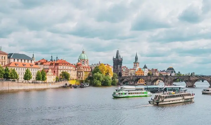 A linda cidade de Praga