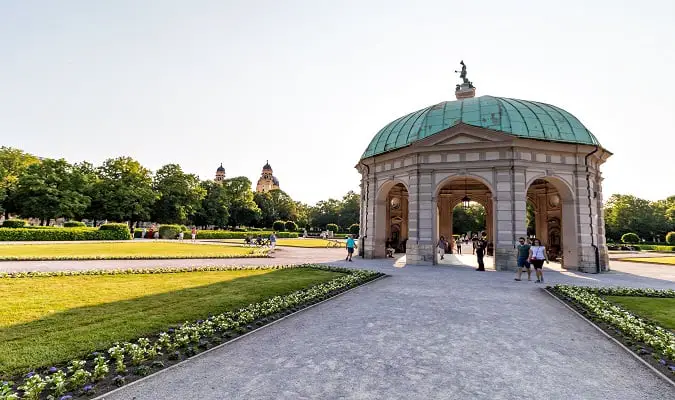 Foto do Hofgarten em Munique