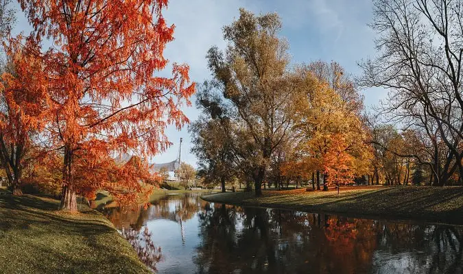 Olympiapark em Munique Foto