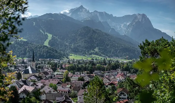 Paisagem de Garmisch Partenkirchen